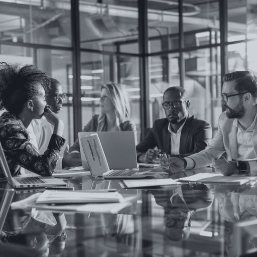 ExecuFit team meeting with hiring partners